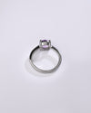 Minimalist Amethyst (Jamunia) Ring in 925 Sterling Silver - Urja