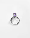 Infinity Amethyst (Jamunia) Ring in 925 Sterling Silver - Urja