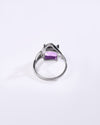 Serene Amethyst (Jamunia) Ring in 925 Sterling Silver - Urja Sq