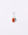 Gentle Curve Coral Pendant in 925 Silver