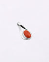 Gentle Curve Coral Pendant in 925 Silver
