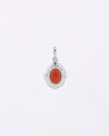 Moonlit Crown Coral Pendant in 925 Silver