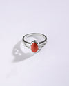 Supreme Coral (Moonga) Ring in 925 Sterling Silver - Nova