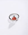 Infinity Coral (Moonga) Ring in 925 Sterling Silver - Delta Tr