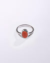 Harmony Coral (Moonga) Ring in 925 Sterling Silver - Shakti