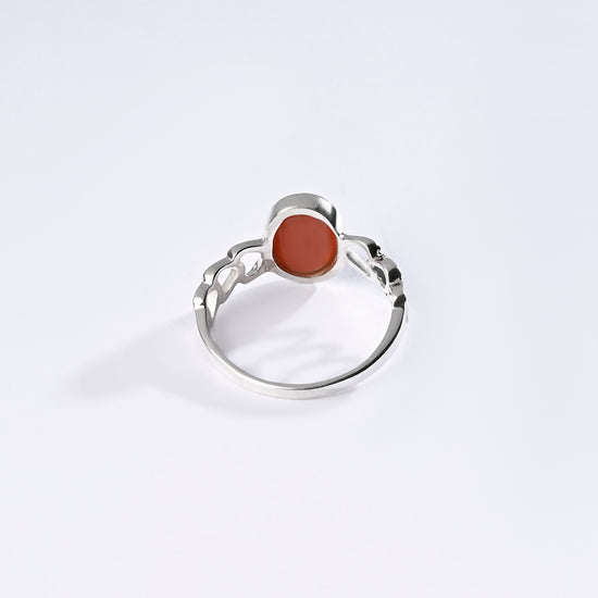 Coral Reef Natural Ring in 925 Sterling Silver Buy from Myra Gems 