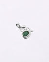 Eternal Om Emerald Pendant in 925 Silver