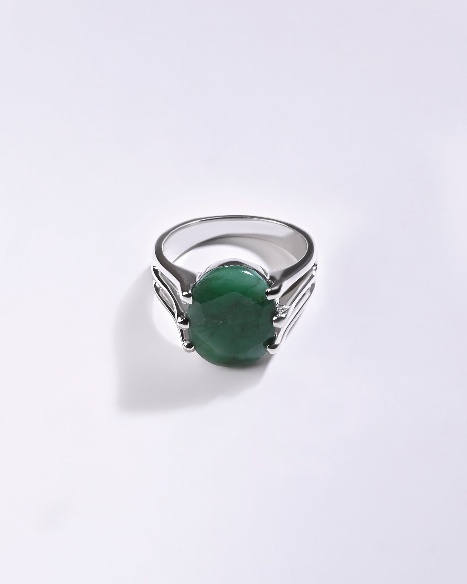 Male emerald ring