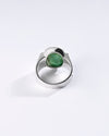 Statement Emerald (Panna) Ring in 925 Sterling Silver - Shakti