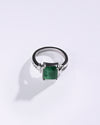 Emerald stone ring