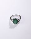 Essential Emerald (Panna) Ring in 925 Sterling Silver - Urja