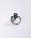 Elite Emerald (Panna) Ring in 925 Sterling Silver - Shakti