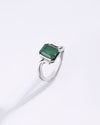 Bliss Emerald (Panna) Ring in 925 Sterling Silver - Shakti
