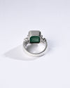 Exotic Emerald (Panna) Ring in 925 Sterling Silver - Shakti Sq