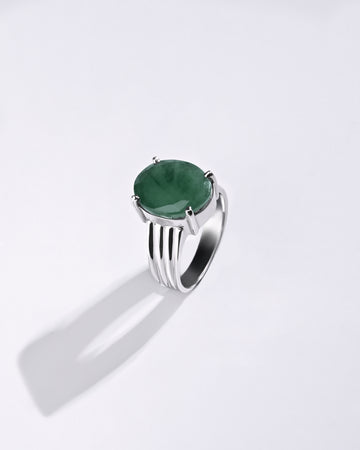 Panna stone ring for men