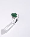 Precious Emerald (Panna) Ring in 925 Sterling Silver - Urja