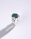 Exotic Emerald (Panna) Ring in 925 Sterling Silver - Shakti