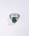 Rolex Emerald (Panna) Ring in 925 Sterling Silver - Urja