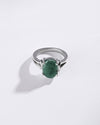 Exclusive Emerald (Panna) Ring in 925 Sterling Silver - Urja
