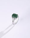 Exclusive Emerald (Panna) Ring in 925 Sterling Silver - Urja