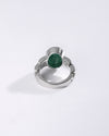 Rolex Emerald (Panna) Ring in 925 Sterling Silver - Shakti