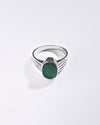 Vintage Emerald (Panna) Ring in 925 Sterling Silver - Shakti