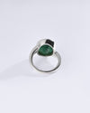 Promise Emerald (Panna) Ring in 925 Sterling Silver - Shakti