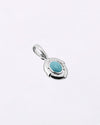 Moonlit Crown Turquoise Pendant in 925 Silver