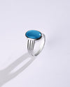 Vintage Turquoise (Firoza) Ring in 925 Sterling Silver - Shakti