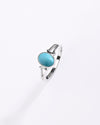 Exclusive Turquoise (Firoza) Ring in 925 Sterling Silver - Shakti