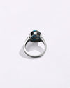 Natural Turquoise (Firoza) Ring in 925 Sterling Silver - Shakti