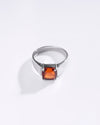 Heirloom Garnet (Gomed) Ring in 925 Sterling Silver - Urja Sq