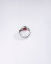 Unique Garnet (Gomed) Ring in 925 Sterling Silver - Urja