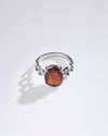 Forever Garnet (Gomed) Ring in 925 Sterling Silver - Urja