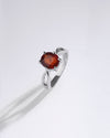 Grace Garnet (Gomed) Ring in 925 Sterling Silver - Astra