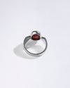 Charming Garnet (Gomed) Ring in 925 Sterling Silver - Shakti