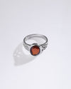 Victorian Garnet (Gomed) Ring in 925 Sterling Silver - Shakti