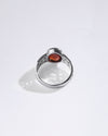 Victorian Garnet (Gomed) Ring in 925 Sterling Silver - Shakti