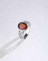 Victorian Garnet (Gomed) Ring in 925 Sterling Silver - Shakti