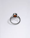 Harmony Garnet (Gomed) Ring in 925 Sterling Silver - Shakti