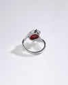 Dreamy Garnet (Gomed) Ring in 925 Sterling Silver - Urja