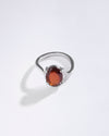 Bliss Garnet (Gomed) Ring in 925 Sterling Silver - Urja