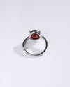 Elegant Garnet (Gomed) Ring in 925 Sterling Silver - Urja