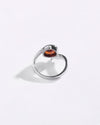 Dreamy Garnet (Gomed) Ring in 925 Sterling Silver - Shakti