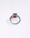 Magical Garnet (Gomed) Ring in 925 Sterling Silver - Urja Sq