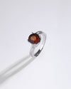 Promise Garnet (Gomed) Ring in 925 Sterling Silver - Urja