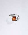 Promise Garnet (Gomed) Ring in 925 Sterling Silver - Urja Sq