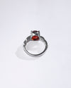 Rolex Garnet (Gomed) Ring in 925 Sterling Silver - Urja