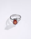 Superior Garnet (Gomed) Ring in 925 Sterling Silver - Urja
