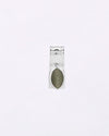 Halo Edge Cat's Eye Pendant in 925 Silver